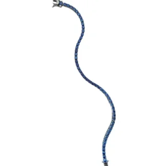 Pulseira Riviera Tanzanita fusion 18 cm Prata 925 Ródio
