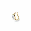 Piercing Fake Gota zircônia Prata 925 Ouro 18 k