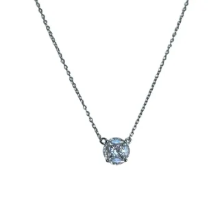 Colar Illusion zircônia Prata 925 Ródio