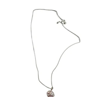 Colar Ponto Zircônia G Prata 925 Ródio