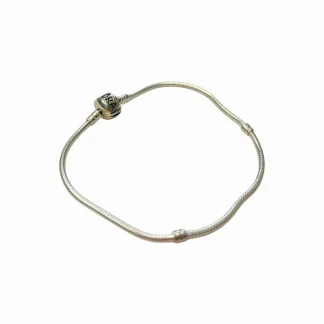 Pulseira Fecho inspiração 20 cm Prata 925 Lisa