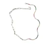 Colar Riviera Colors elos Prata 925 Lisa