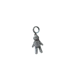 Pingente Menino zircônia Micro cravação Prata 925 Ródio