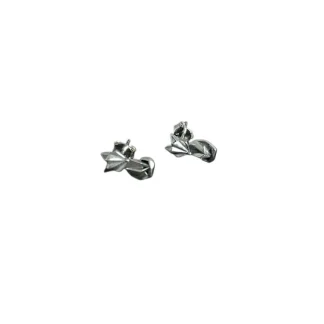 Brinco Raposa Prata 925 Ródio