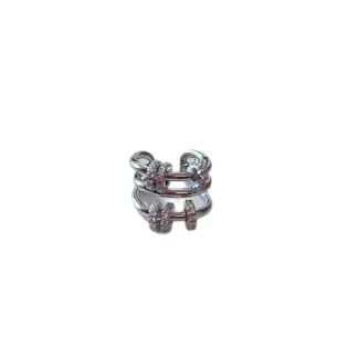 Piercing Fake Argolinhas zircônia Prata 925 Ródio