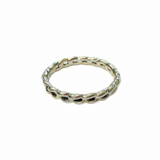Pulseira Bracelete corrente Bali Prata 925 Lisa