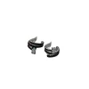 Piercing Fake 2 Cristal Topázio Prata 925 Ródio Negro