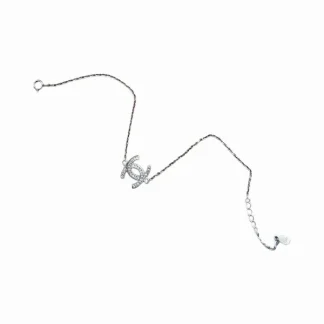 Pulseira Inspiração Zircônia 17 cm com alongador Prata 925 Ródio