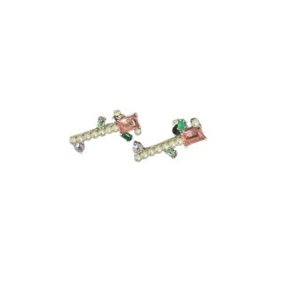 Brinco Pérola Colors Prata 925 Ródio