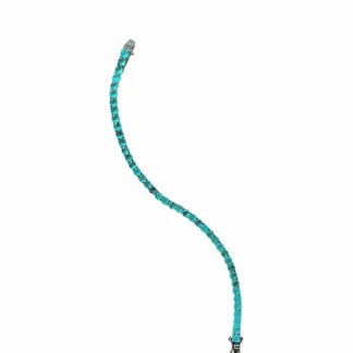 Pulseira Riviera Turmalina fusion 17,5 cm 4mm Prata 925 Ródio