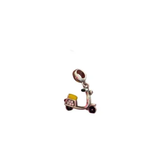 Pingente Berloque lambreta Prata 925 Ródio