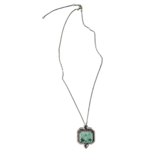 Colar Turmalina fusion Zircônia Prata 925 Ródio