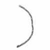 Pulseira Riviera Cristal Colors 17 cm Prata 925 Ródio