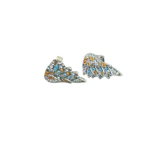 Brinco Asa Colors Prata 925 Ródio