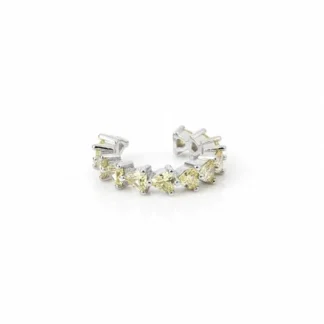 Piercing Yellow Fancy fusion Prata 925 Ródio