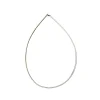 Colar Aro Liso Prata 925 Lisa