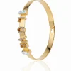 Pulseira Bracelete Love zircônia Prata 925 Ouro 18 k