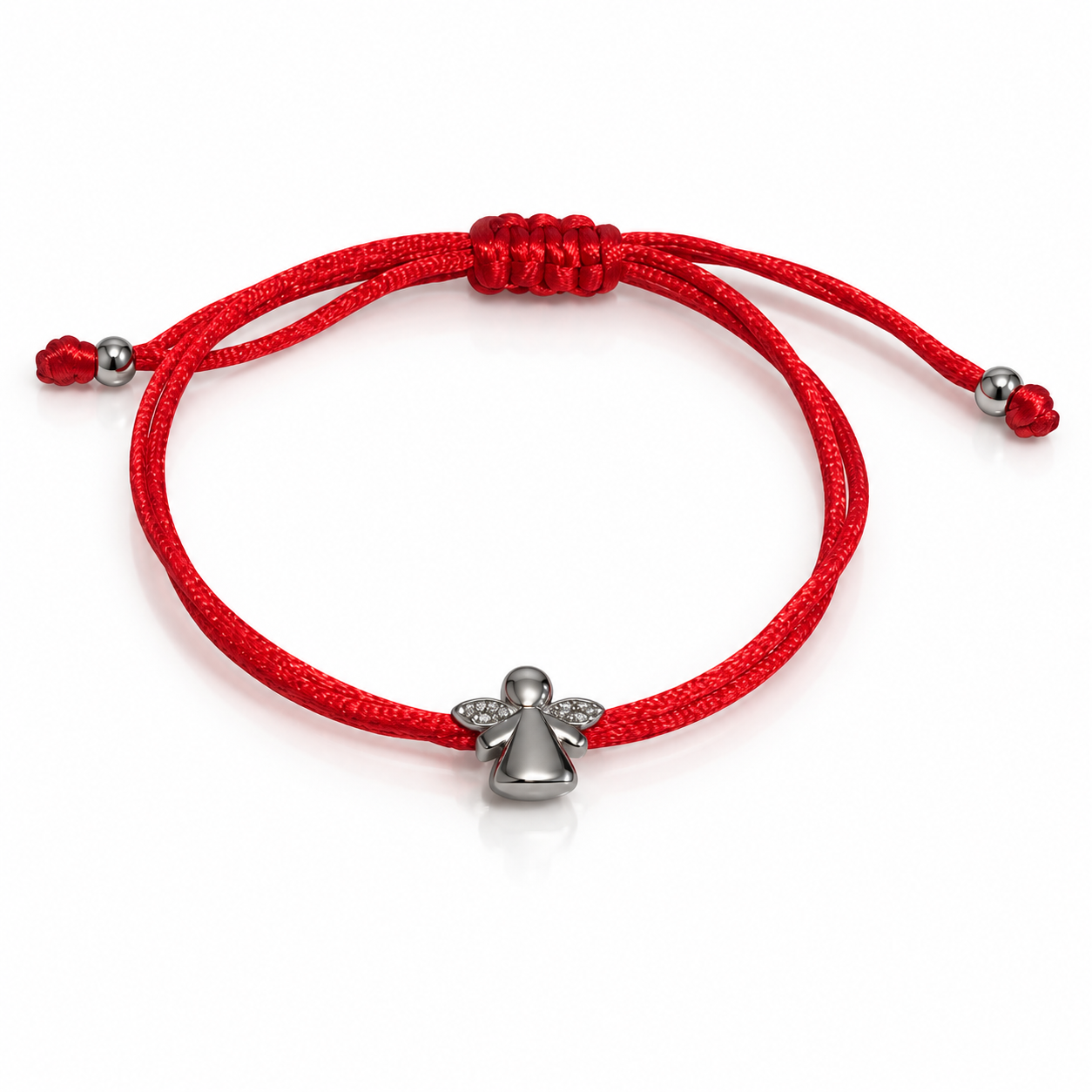 Pulseira Religiosa em Seda e Prata 925