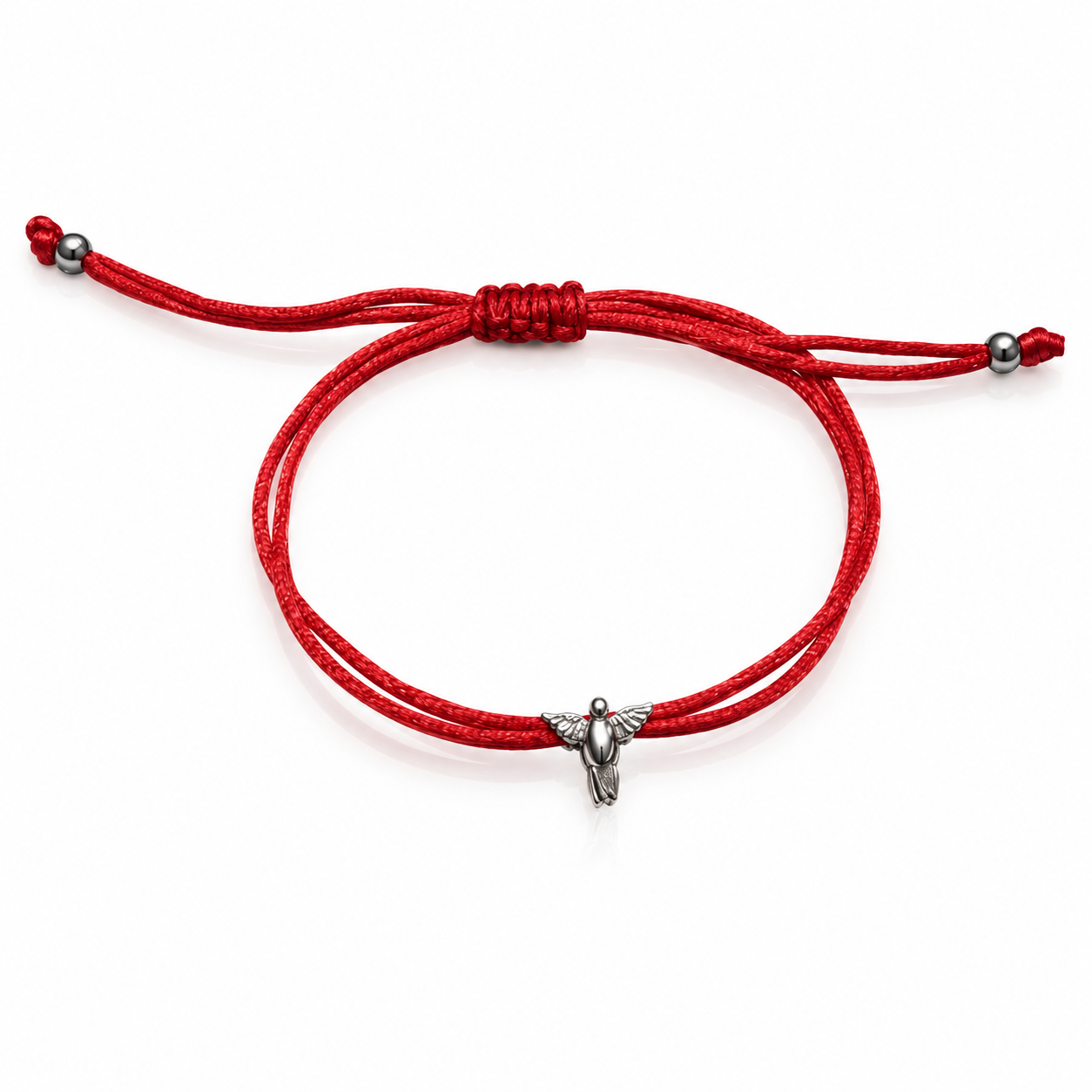 Pulseira Religiosa em Seda e Prata 925 (foto 3)